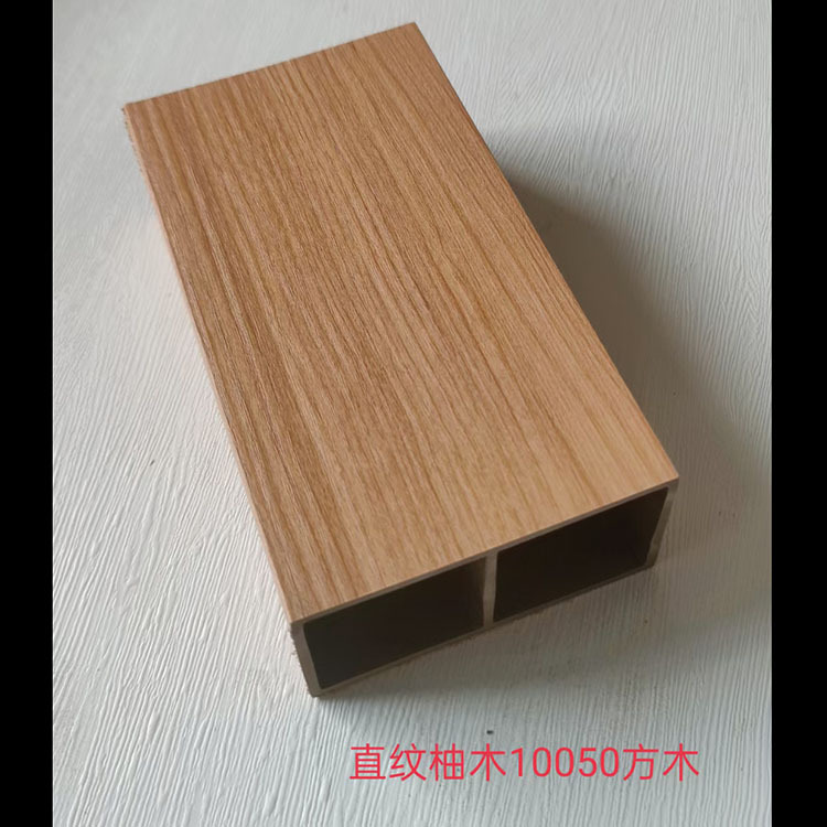 临沂厂家生态木方通 新型吊顶方木玄关立柱书房隔断天花吊顶批发