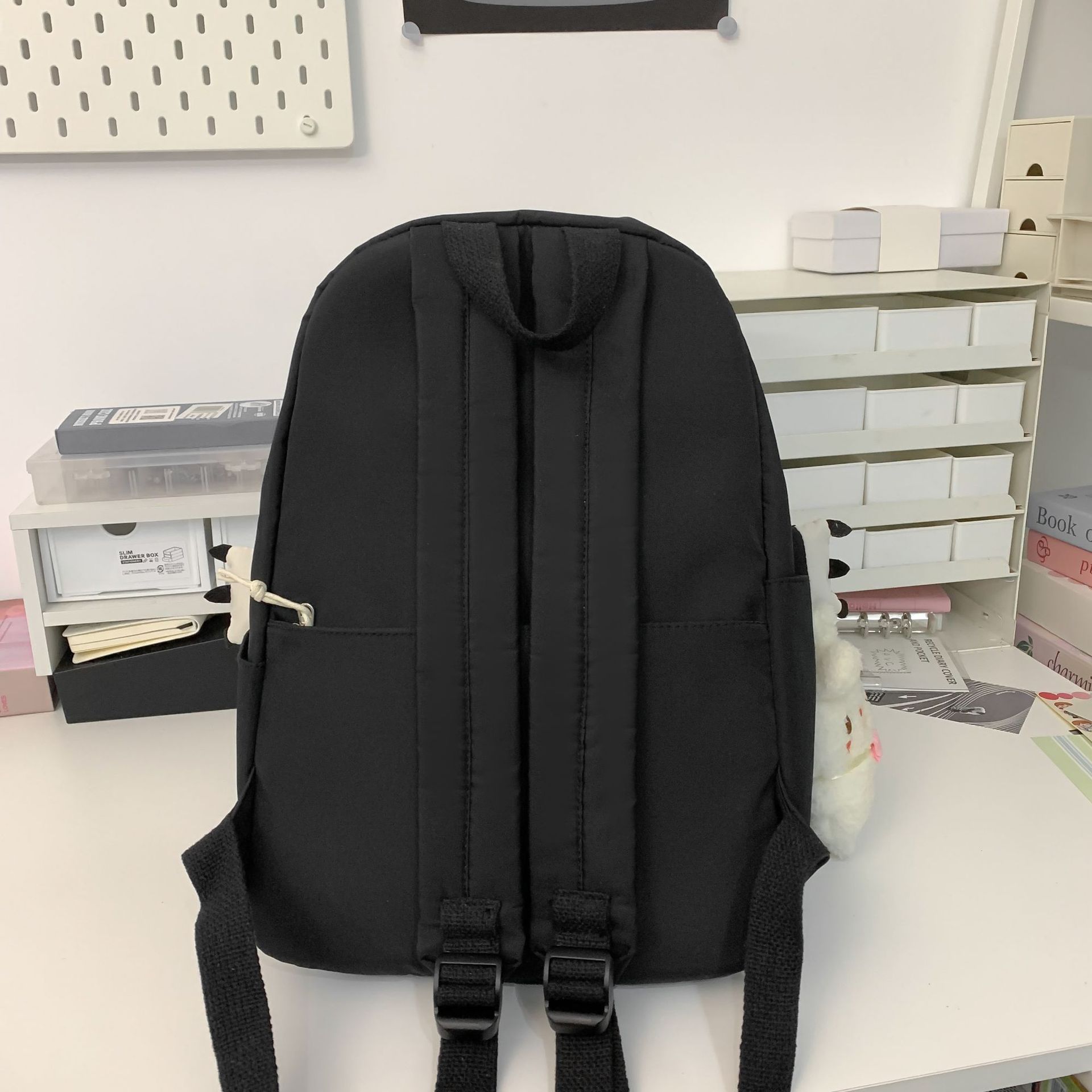 2024 nueva mochila de moda casual para estudiantes de secundaria y preparatoria en clase, mochila escolar de gran capacidad, bolsa de viaje al por mayor