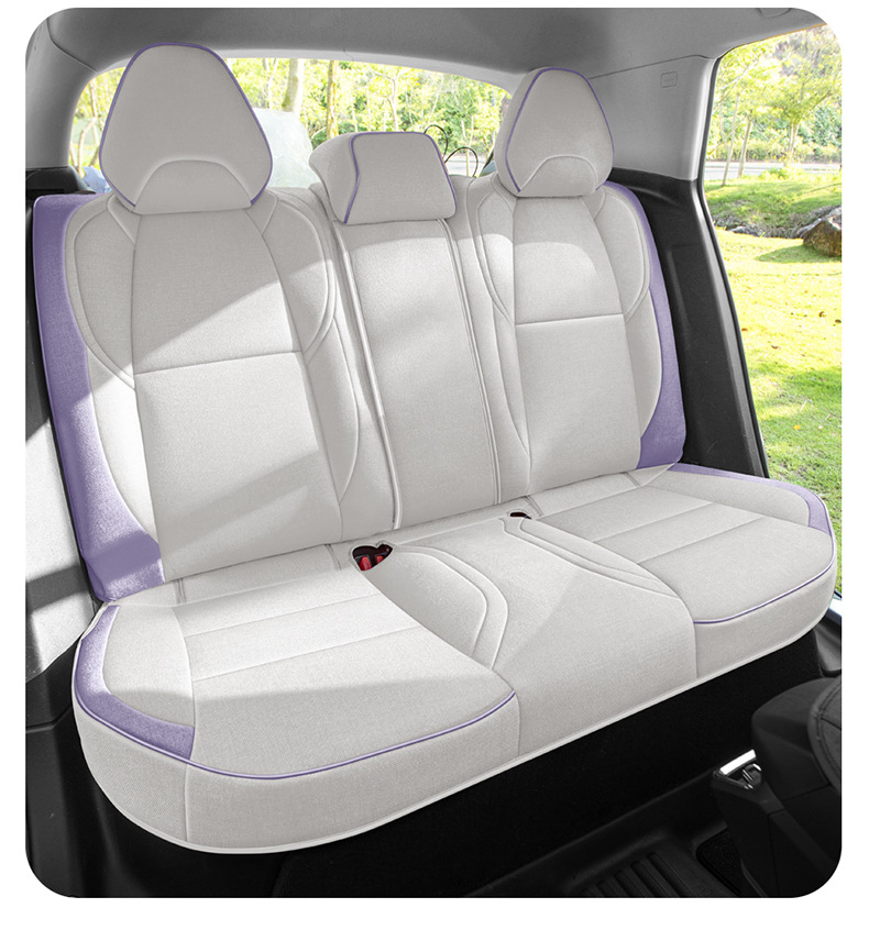 2020/2026 Model Lynk & Co 06 Special Car Seat Cushion Linen Seat Cover Full Surround Seat Cushion Lynk & Co 06 Seat Cover