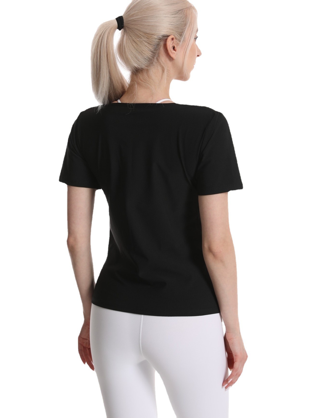 Transfronterizo de las mujeres sudor corsé pecho ropa interior yoga corsé vientre contrayendo sudor-Romper ropa cremallera deportes camiseta