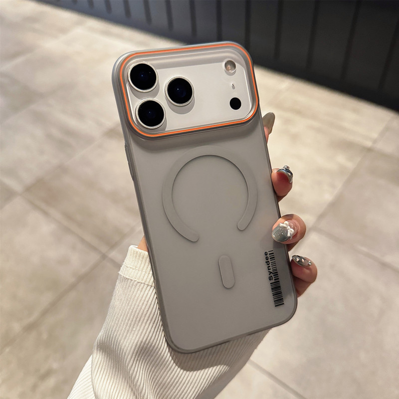 苹果17promax半透磁吸手机壳 iPhone16肤感磨砂15/14柔砂13保护套|undefined