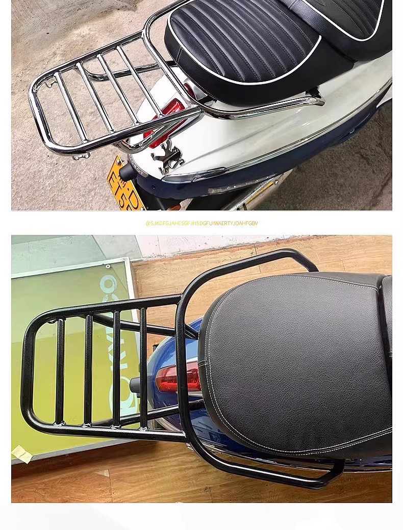 Suitable for Peugeot Django Qp150T-2C Accessories Rear Rack Luggage Rack Tail Rack Aluminum Alloy Tail Box