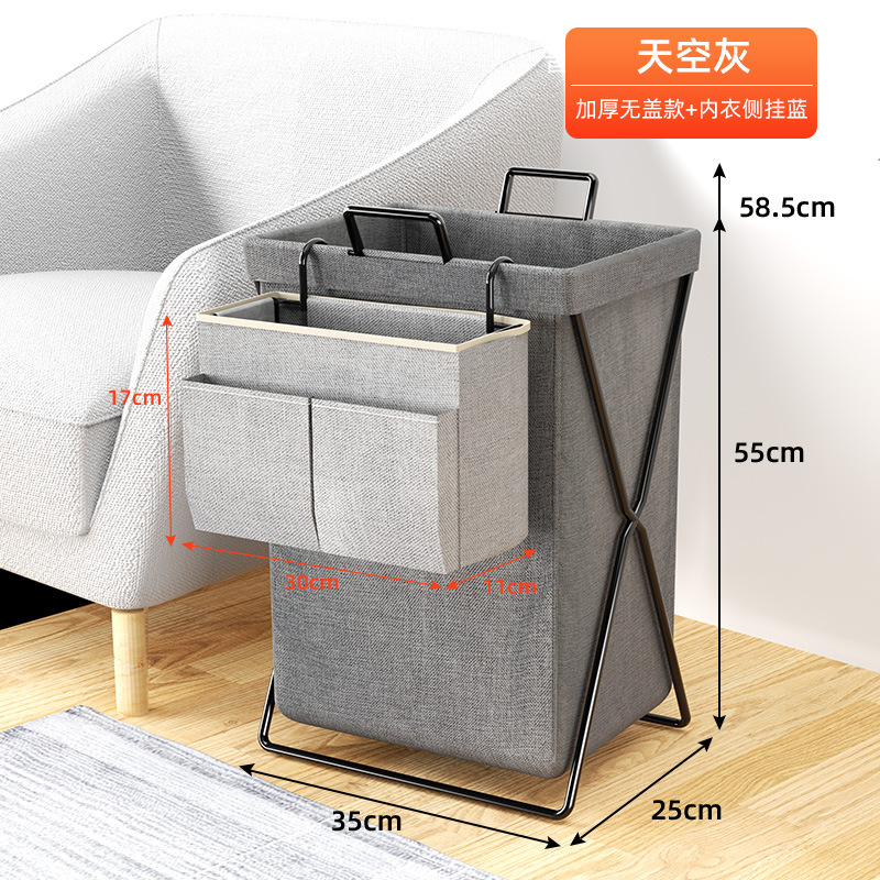 Cesta de lavandería ropa sucia cesta de almacenamiento cesta de lavandería plegable hogar Baño sala de estar lavandería cesta de la ropa bolsa