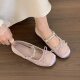 Women's 2025 New Spring and Autumn French Style Retro Ballet Style Thick-soled Mary Jane Shoes