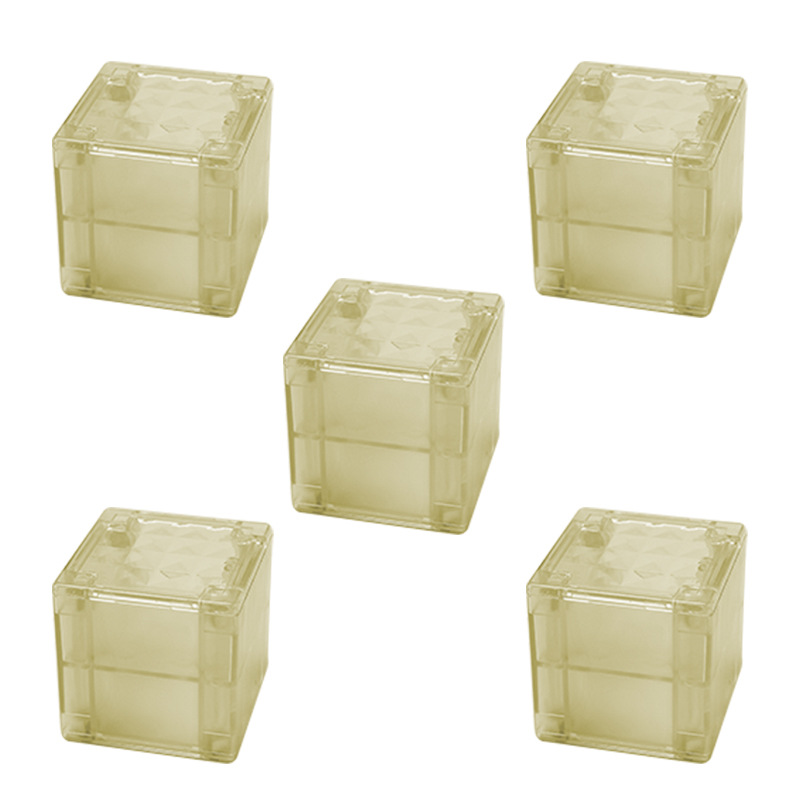 磁力方块 透明米色 5PC