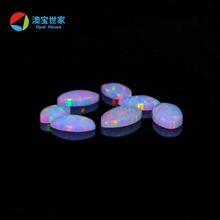 澳宝世家 人造欧珀马眼平底素面戒面澳宝OPAL蛋白石裸石