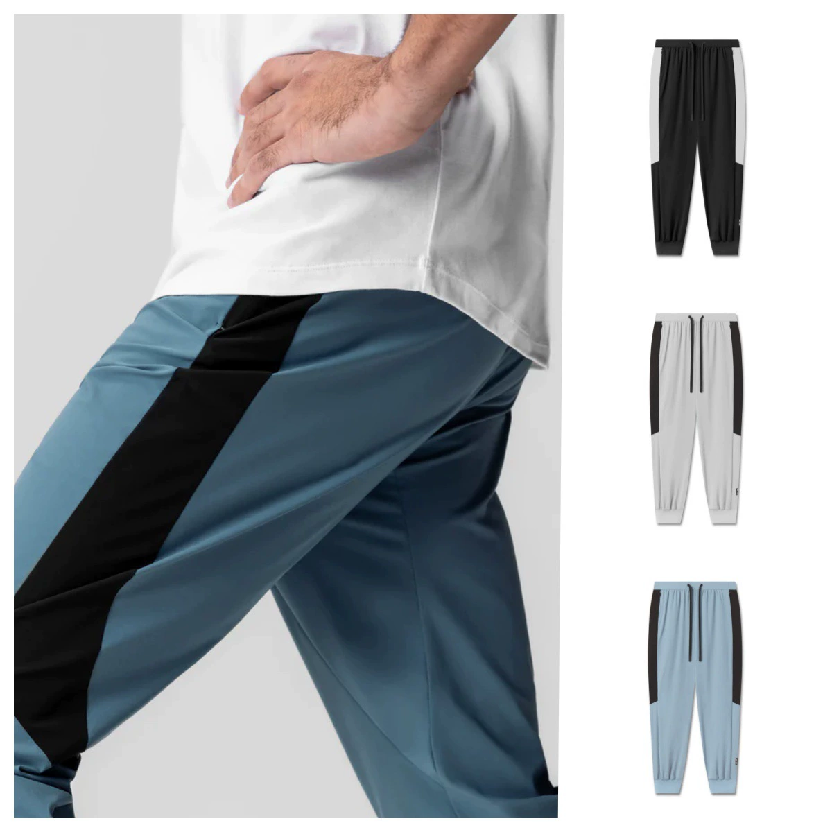 2025 прилив новая корейская версия стройных спортивных брюк для мужчин