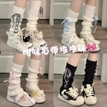 小腿袜套堆堆袜腿套女款春夏季中筒薄款jk搭配小皮鞋修饰腿型袜子
