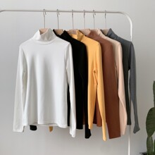 专柜定单版 高品质 双面德绒半高领加绒加厚打底衫女秋季保暖内衣