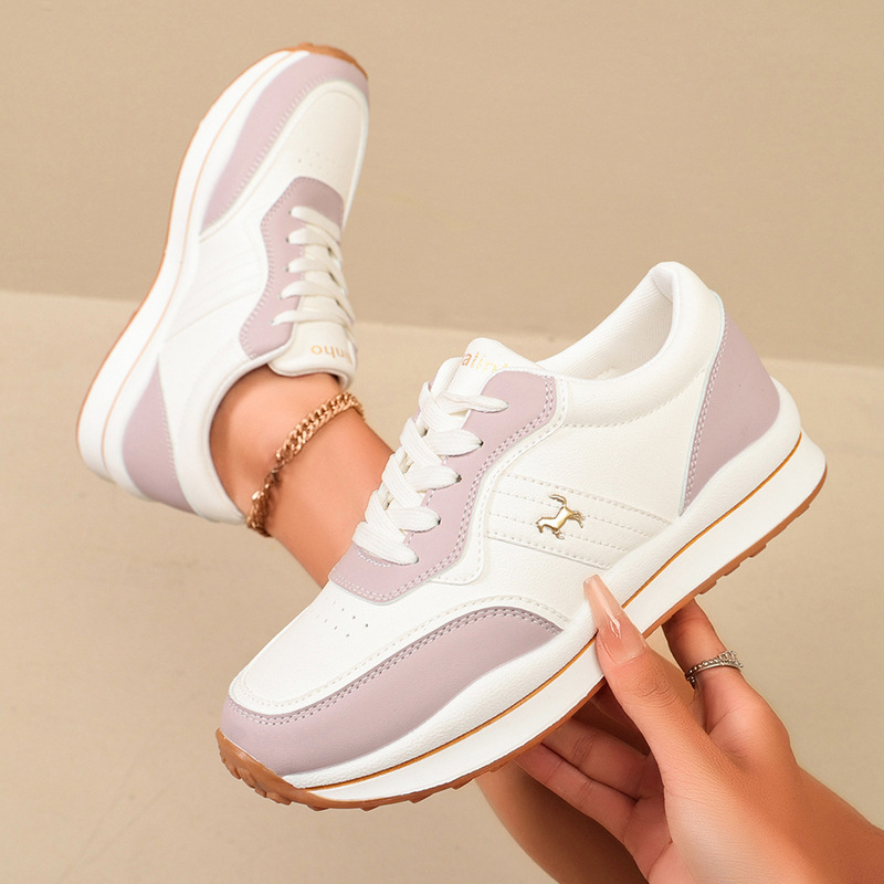 New Style Lace-Up Sneakers for Women, Popular Thick-Soled Platform Shoes, Soft-Soled Sports Casual Dad Shoes, Comfortable Women's Shoes, Forrest Gump Shoes