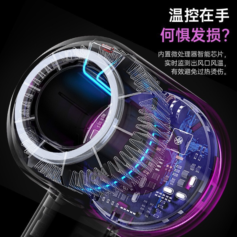 跨境新款高速吹风机家用宿舍蓝光恒温护发大功率冷热风速干电吹风|undefined