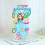 海底世界生日烘焙插牌鱼尾巴