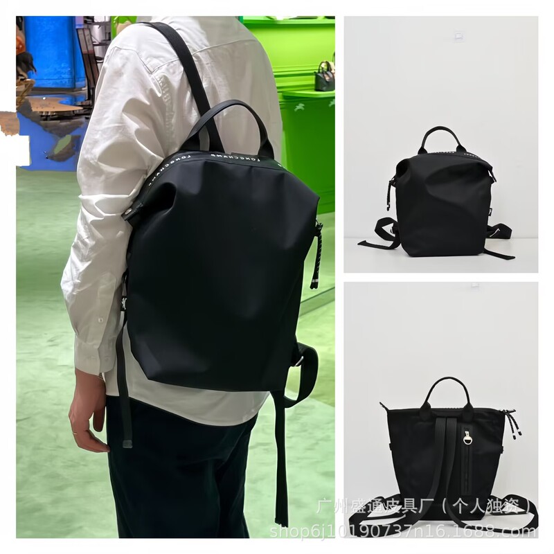 Falongxiang Energy Backpack Nylon School Bag Waterproof Casual Travel Large Capacity Portable Lightweight Versatile