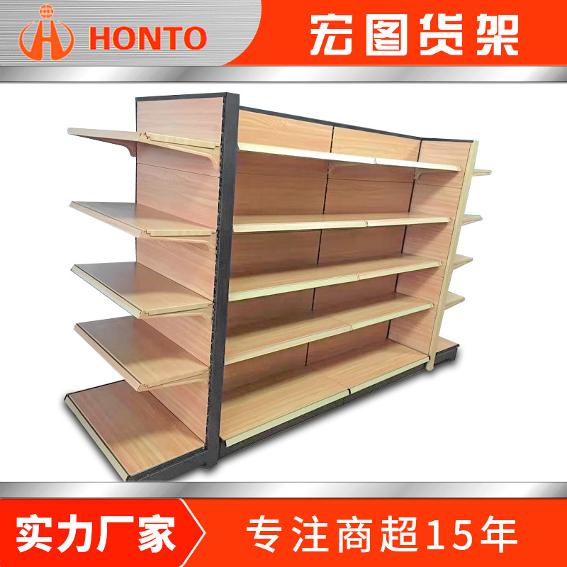 木纹转印超市货架展示架商超五金工具便利店货架厂家直供