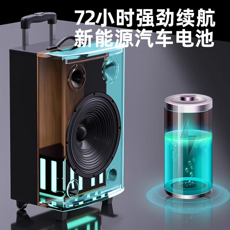 广场舞音响音箱2025新款k歌户外拉杆专用大功率蓝牙专业演出|undefined