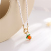 Accessory, cute small design necklace from pearl, light luxury style, Japanese and Korean