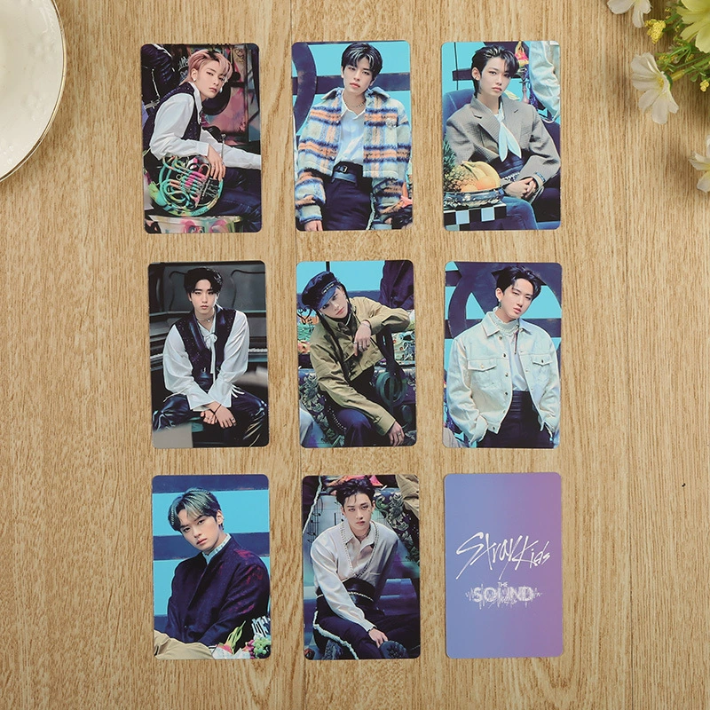 Фото-карта (Stray Kids) 2023 настольный календарь THE SOUND / Gray Day, 5,4×8,6 см