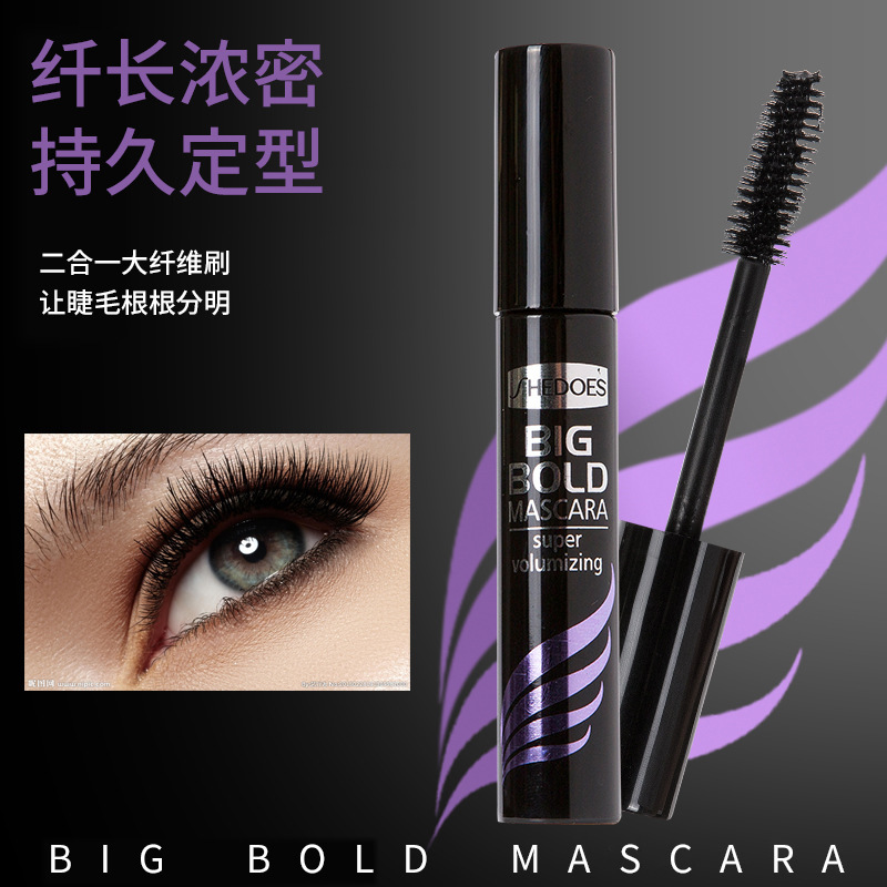 Shedoes transfronteriza nuevo maquillaje grueso curling de larga duración impermeable no floreciente rimel ventas directas de la fábrica