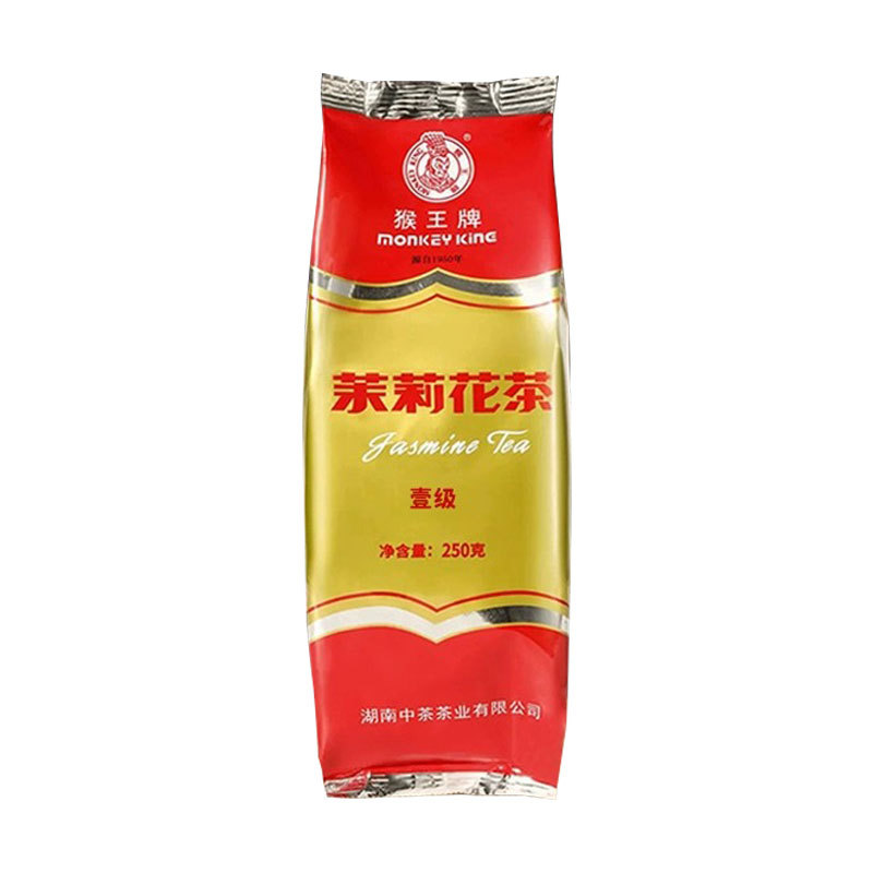 猴王牌 茉莉花茶250g/袋(壹级)星级酒店待客休闲分享装新鲜茉莉花