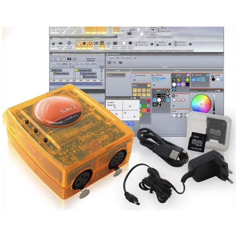 [Sunlite Suite 2 FC совместим с artnet добавление DMX512 контроллер сценического освещения]
