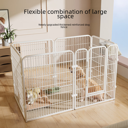 Dog Crate, Dog Fence, Indoor/Outdoor Small/Medium/Large Dog Pet Barrier Free Combination Isolation Training Potty Crate