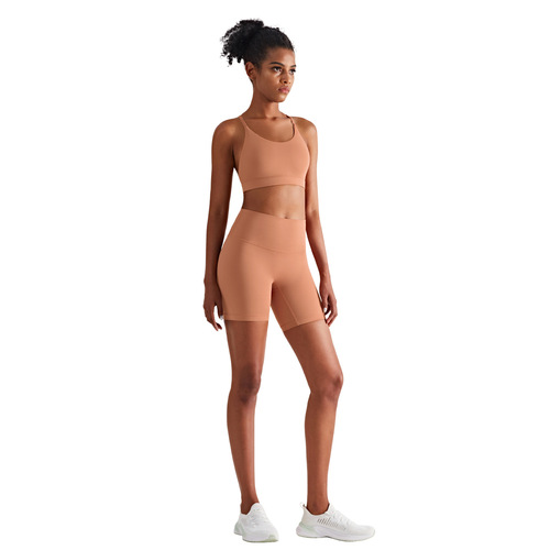 NU summer thin tight high-waisted fitness pants for women with beautiful butt yoga pants for women with three-point bodybuilding peach butt sports shorts