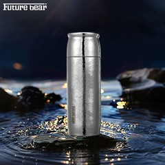 未来熊futurebear纯钛保温杯高颜值茶水分离水杯男女轻盈钛杯礼物