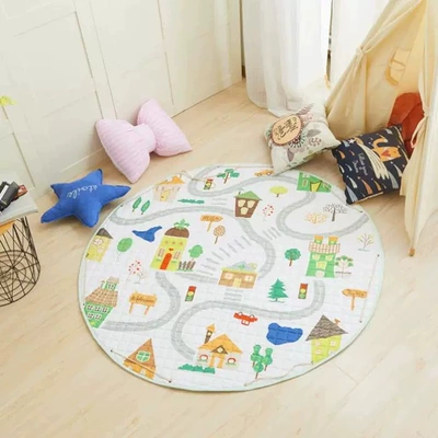 Style Children's Floor Mats, Avtomobil döşəmə paspasları - maze-forest-diameter-150-packaging-size-373212