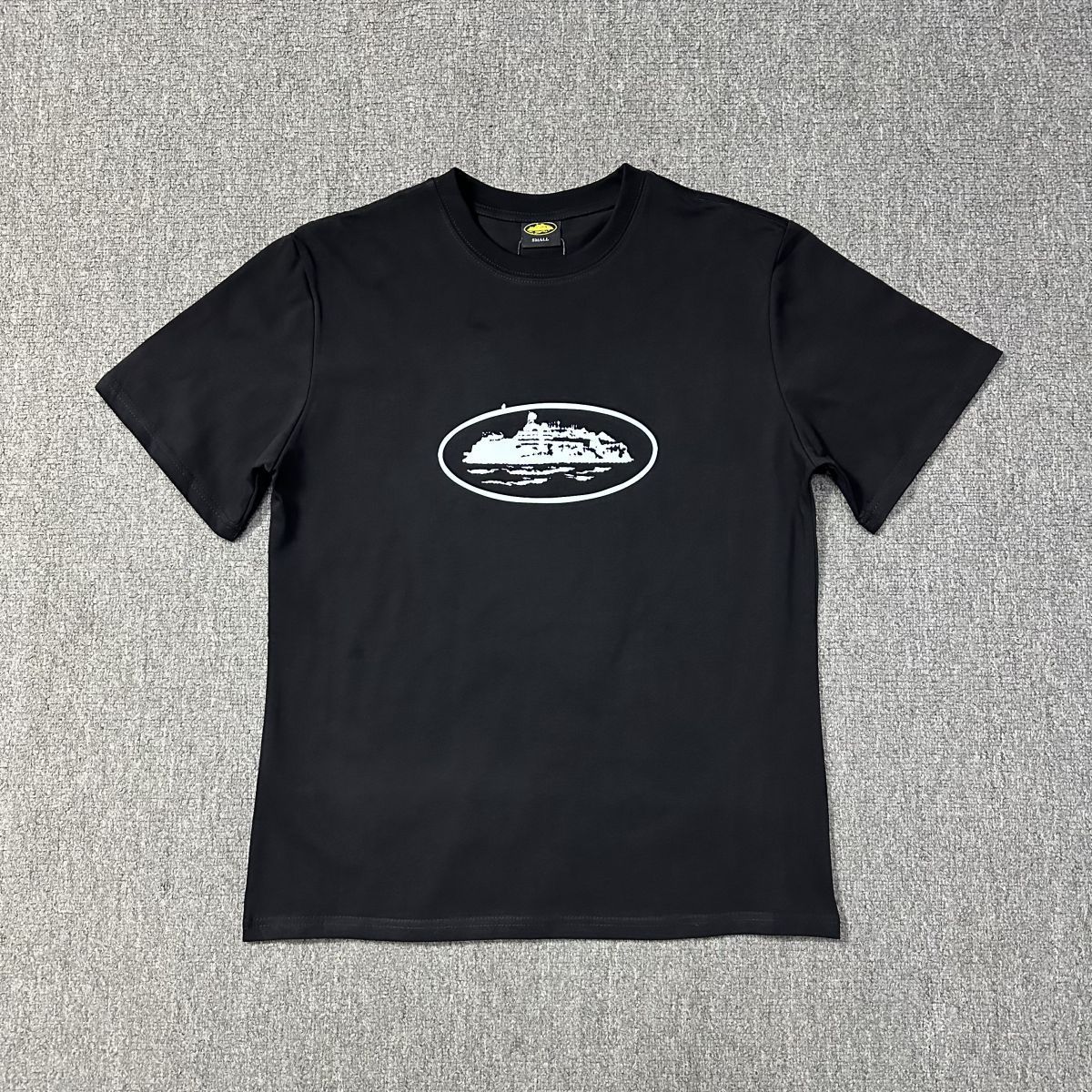 Corteiz RTW T-shirt Alcatraz Logo Black