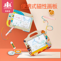 木製の子供の磁気の画板は字を書いて絵を塗って色を塗ることができます。
