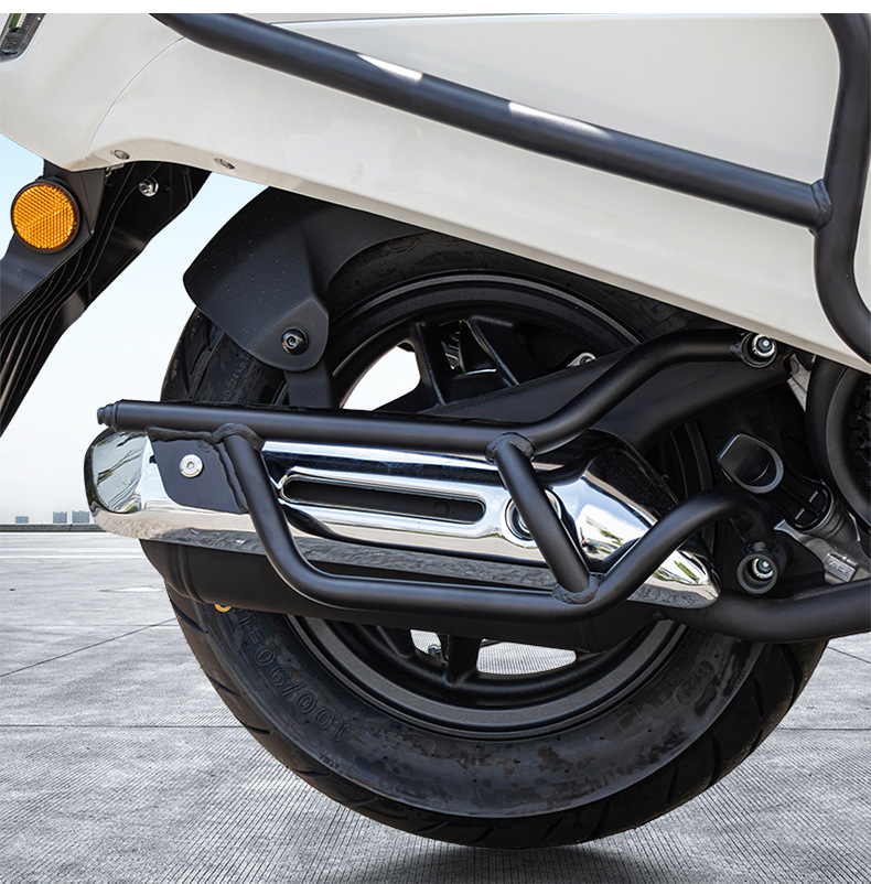 Suitable for 25 Models of New Continent Honda Ns125La Exhaust Bar Exhaust Cover Anti-Fall and Anti-Scalding Scooter Exhaust Guard