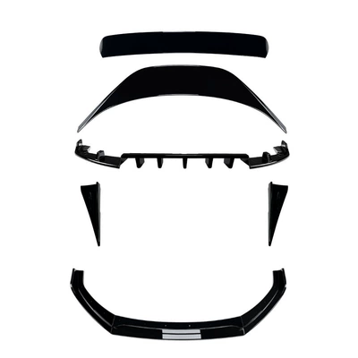 Spoiler 2022+ Front Lip, Side Skirts - subaru-brz-body-parts-complete-set-piano-black-2021