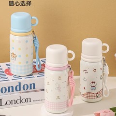 可爱儿童保温杯女高颜值吸管杯保温水杯大容量小学生专用喝水杯子