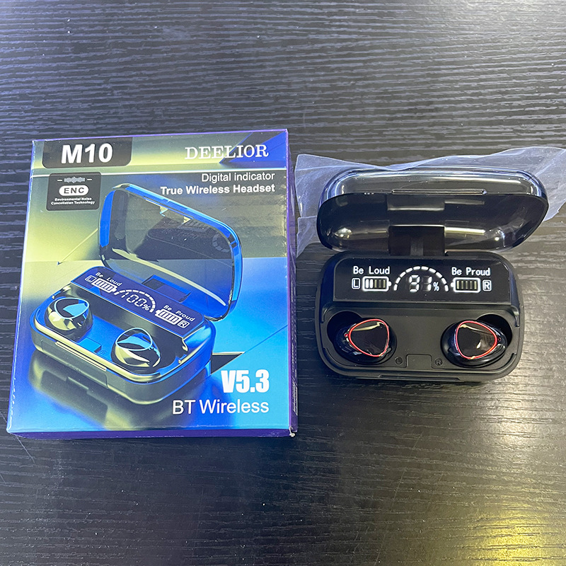 Venta caliente transfronteriza modelo privado M10/M20/M28/M19/28 auriculares Bluetooth inalámbricos de gran capacidad TWS fábrica al por mayor