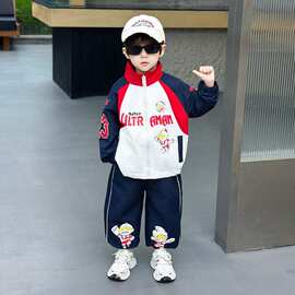 男童奥特曼衣服儿童秋套装2026新款韩范痞帅小男童装中小童两件套