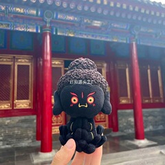 山西文创大兴善寺大黑天神小佛毛绒挂件创意玩偶旅游送闺蜜