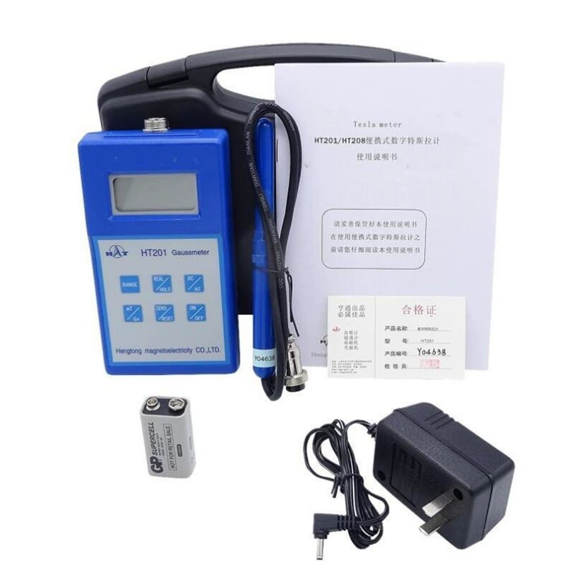 Шанхай Hengtong HT201 гауссметр гауссславский метр магнитный измеритель поверхности магнитного поля постоянного тока