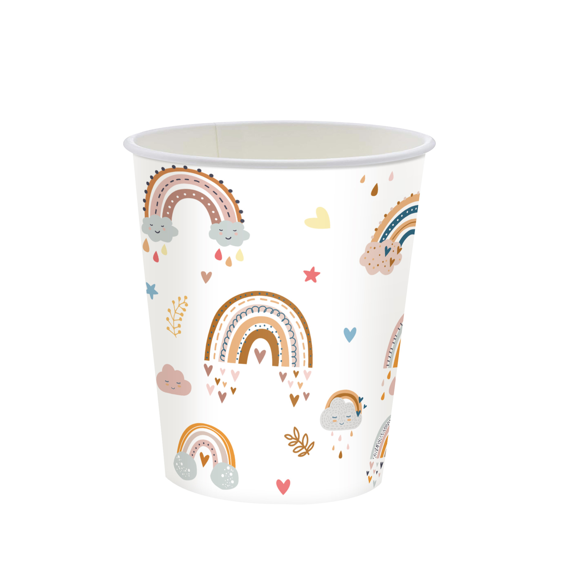 Rainbow Pattern Birthday Rainbow Paper Party Tableware