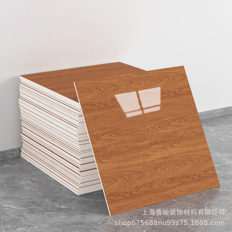 跨境出口批发30*30cm 仿瓷砖大理石纹自粘墙壁纸护墙板铝塑板贴纸|undefined