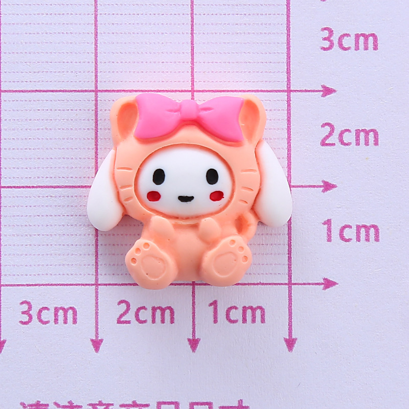 Nueva historieta Sanrio resina accesorios DIY pegamento crema teléfono móvil Shell parche tocado diadema etiqueta engomada del coche material