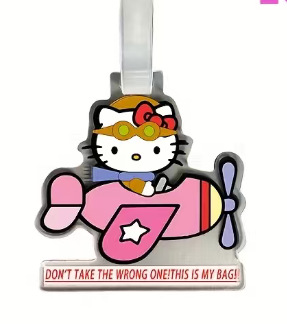 Nuevos productos de dibujos animados KT gatos Kitty acrílico bolsa colgando tarjeta funda bolsa bolsa bolsa colgando bolsa image 2