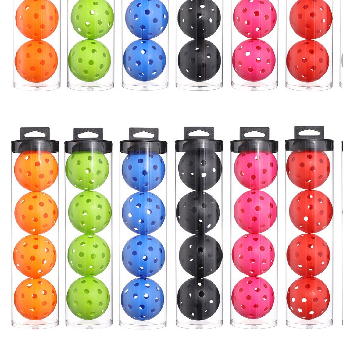 Pickleball 40-Hole Indoor and Outdoor Ball Pickleball Competition Training Ball Hole Ball Floor Ball Fluorescent Green