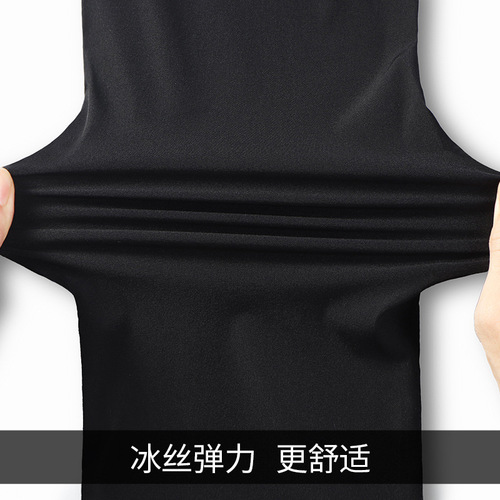 Men's Running Shorts Summer Ice Silk Thin Quick-Dry Basketball Loose Comfort Fitness Training Casual Five-Finger Shorts
