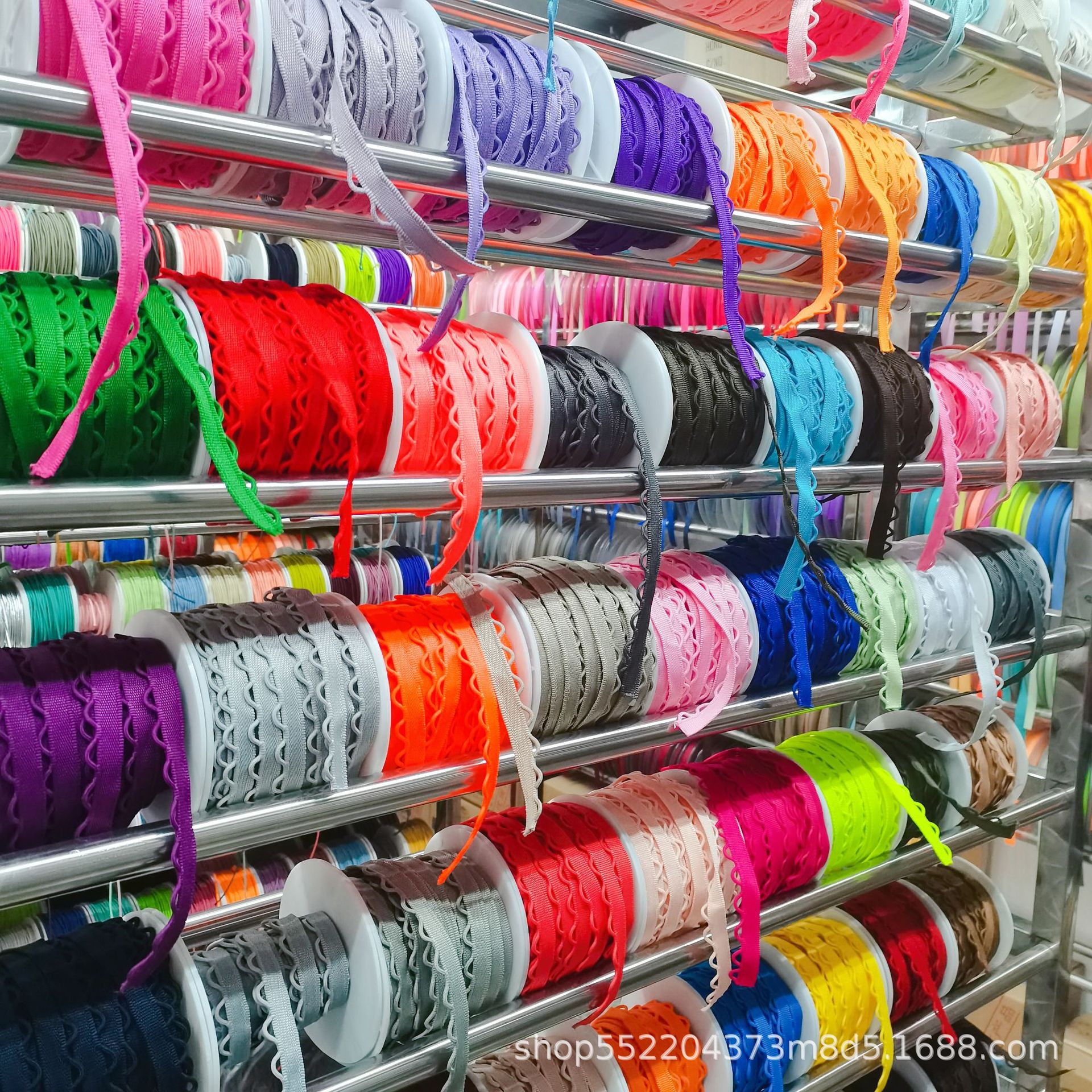 Correas de oreja color blanco y negro 1.2CM de ancho correas de poliéster ropa textil equipaje zapatos sombreros accesorios correas de encaje