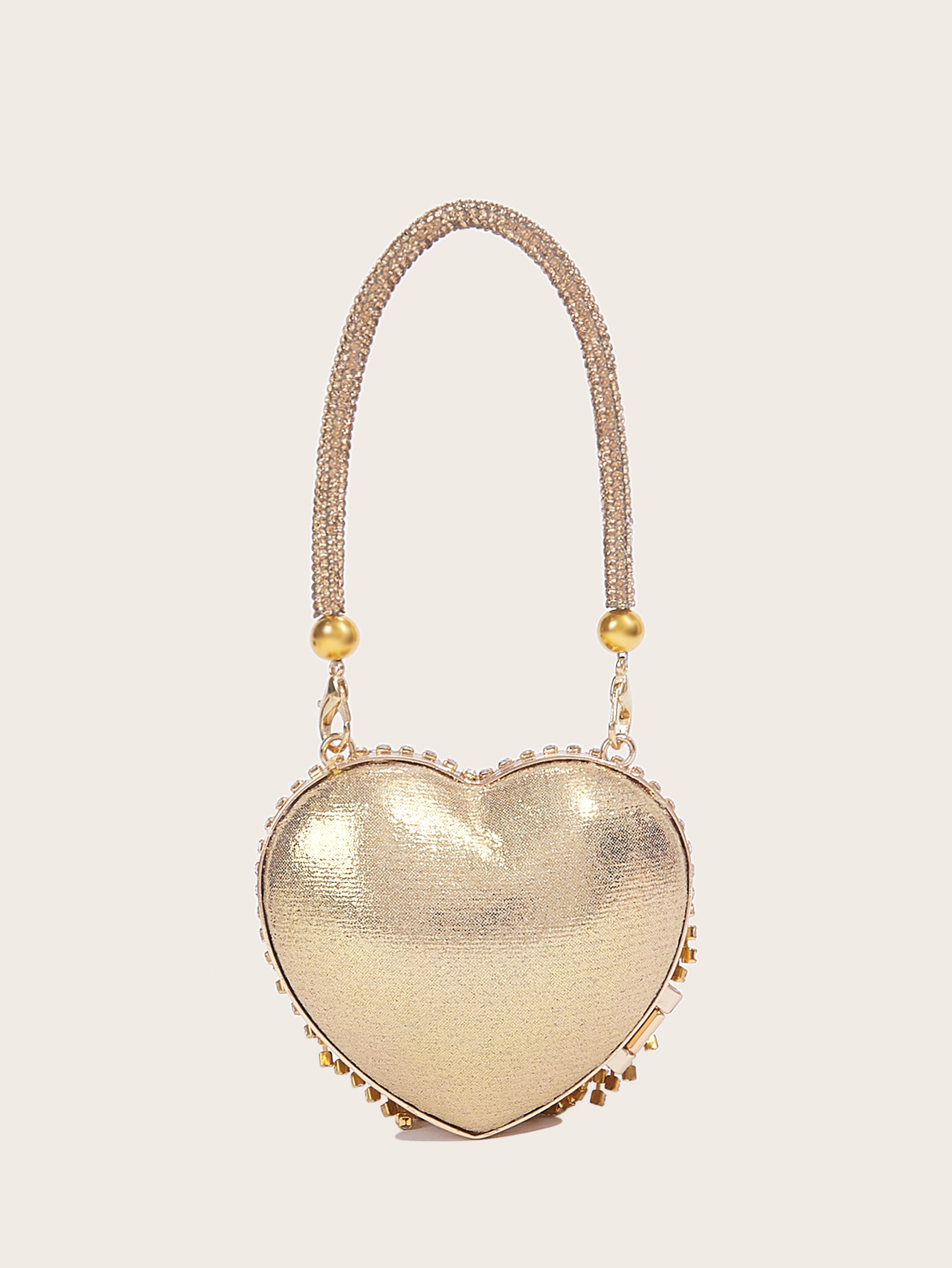 Mini Abendtasche Mit Herz-kette Für Damen_voghion.com