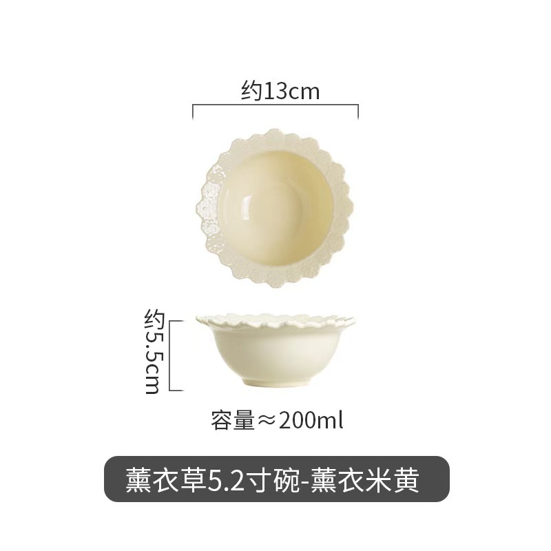 Francés retro ins en relieve cubiertos de cerámica creativos bordes de encaje plato de filete de comida occidental platos caseros platos planos