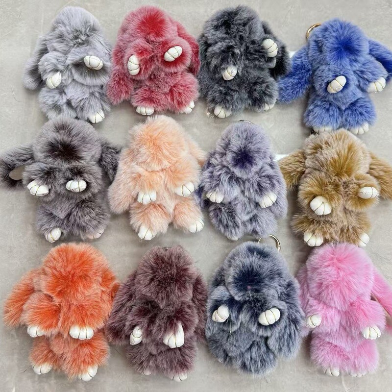 Wholesale Faux Rabbit Fur Stuffed Rabbit Pendant, Cute Little Rabbit Bag Phone Car Decoration Pendant, Adorable Rabbit Accessories Wholesale Faux Rabbit Fur Stuffed Rabbit Pendant, Cute Little Rabbit Bag Phone Car Decoration Pendant, Adorable Rabbit Accessories