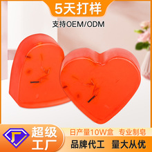 跨境加工定制精油香皂创意爱心干花手工皂伴手礼洁脸保湿桂花肥皂