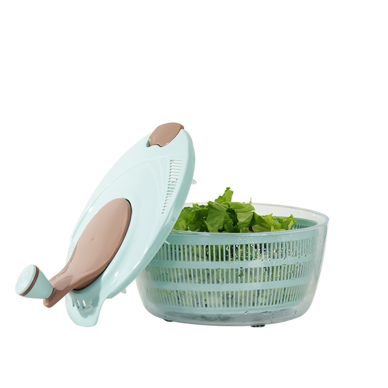 deshidratador de verduras de mano multifuncional comida de fitness ensalada de verduras secadora almacenamiento estratificado cesto de filtrado de drenaje