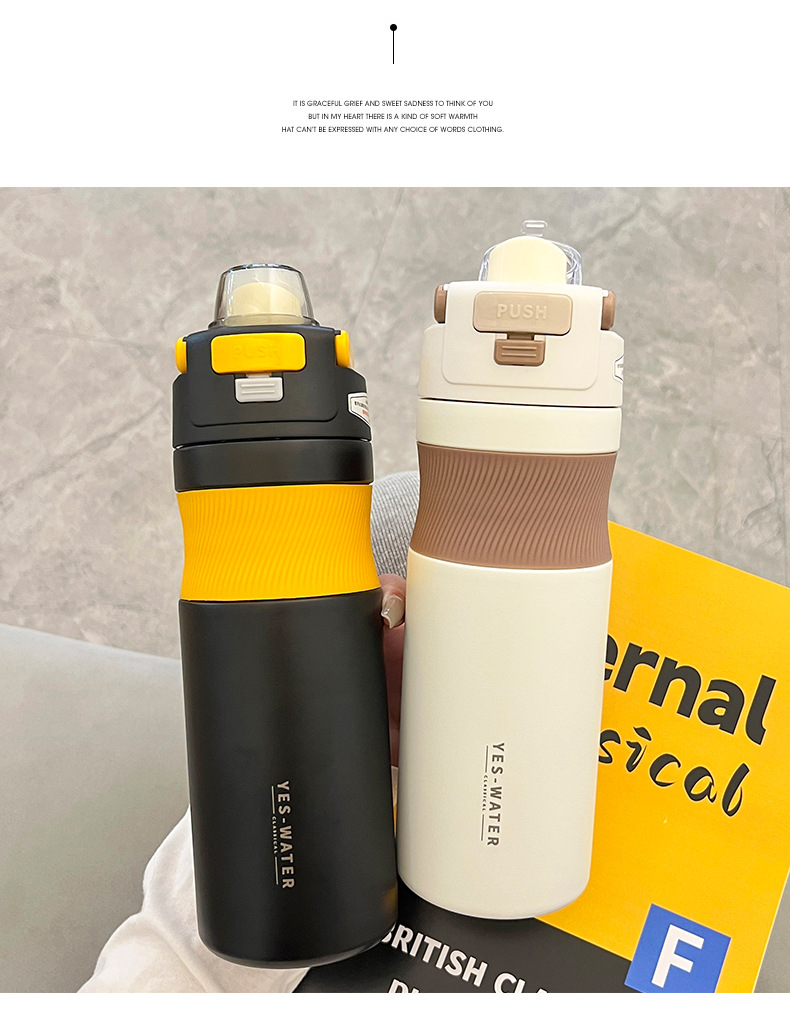 Wholesale of original and personalized fitness sports water cups, double-drinking cups, student portable travel cups and insulated cups in Yongkang pic 36